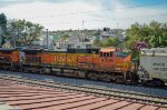 BNSF C44-9W Locomotive as DPU